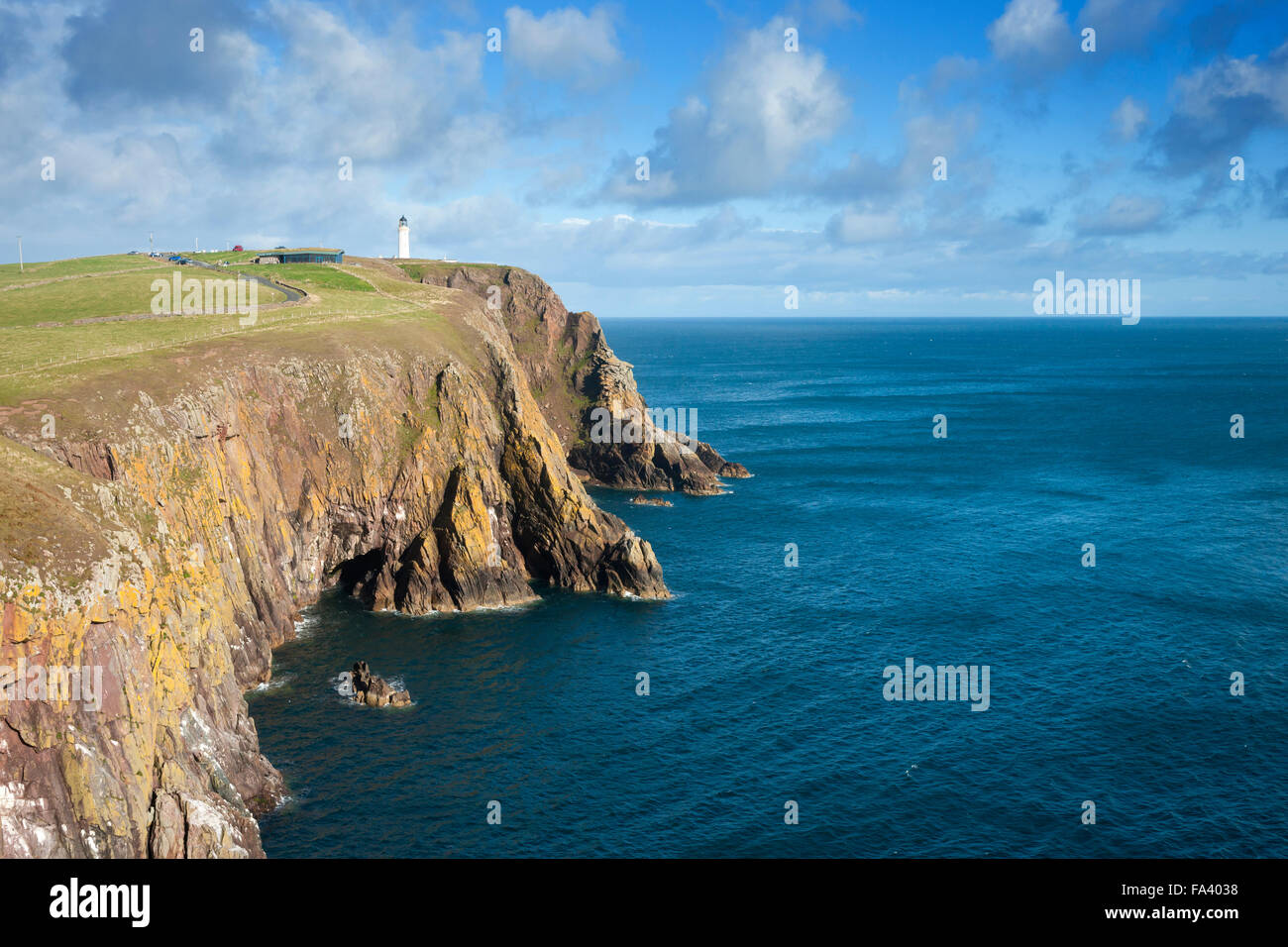 Mull of Galloway lighthouse, Dumfries and Galloway, Scotland, Regno Unito Foto Stock