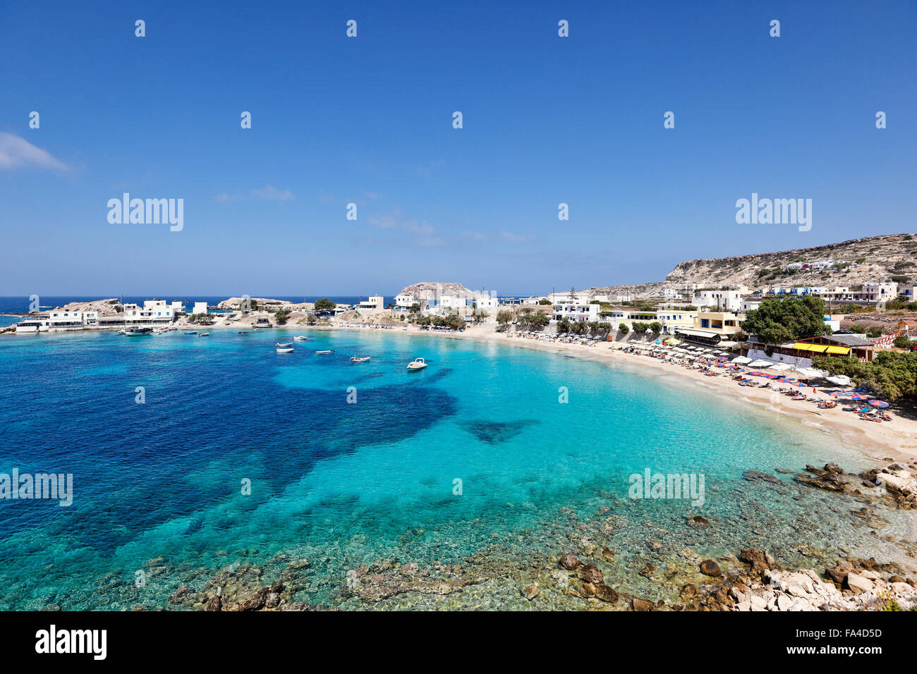 Panagias Limani in Karpathos, Grecia Foto Stock