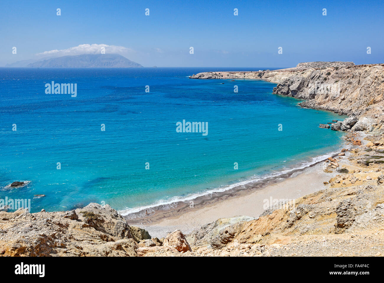 Araki beach in Karpathos, Grecia Foto Stock