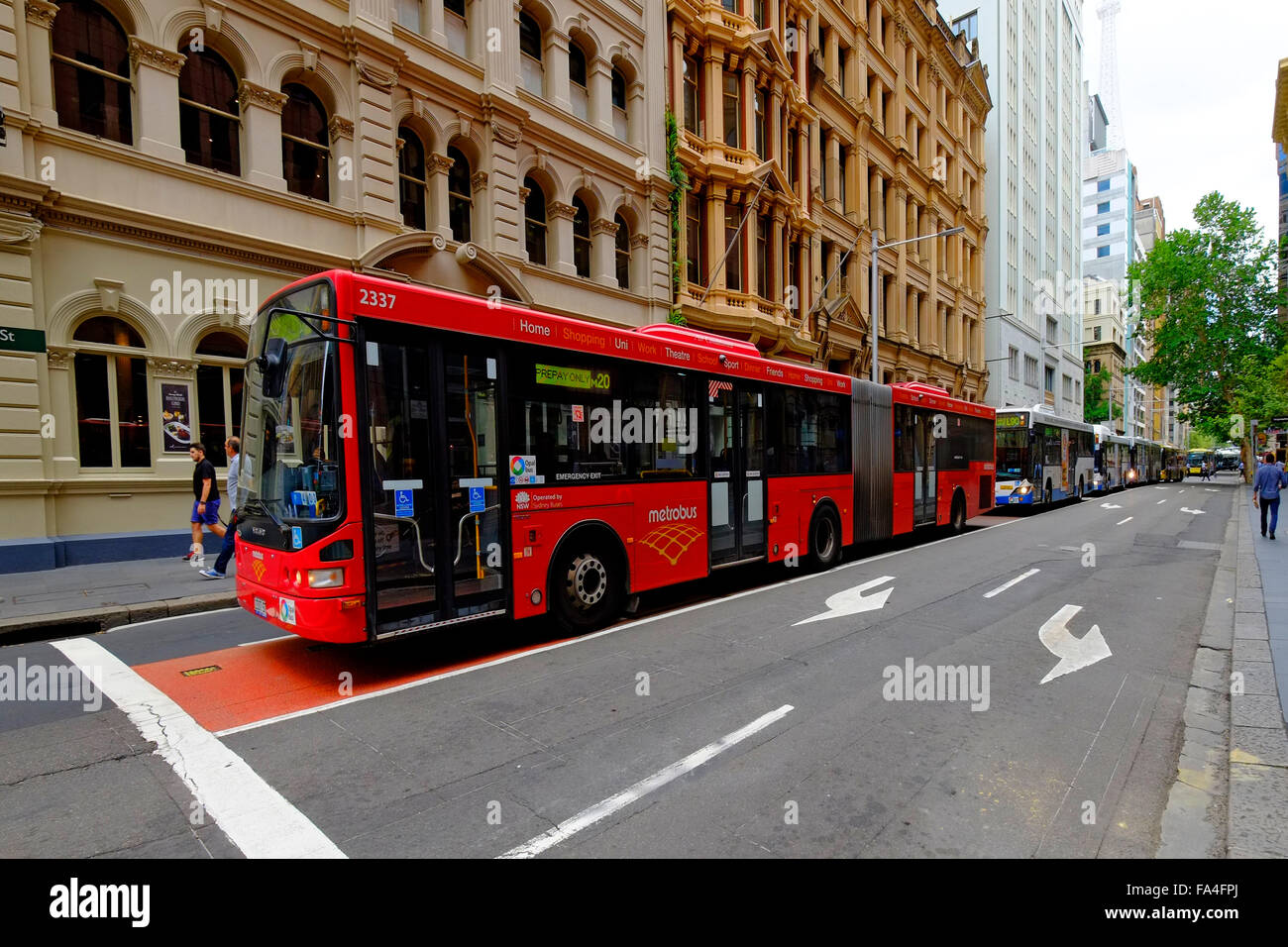 I mezzi di trasporto pubblici Sydney Australia Nuovo Galles del Sud AU Foto Stock