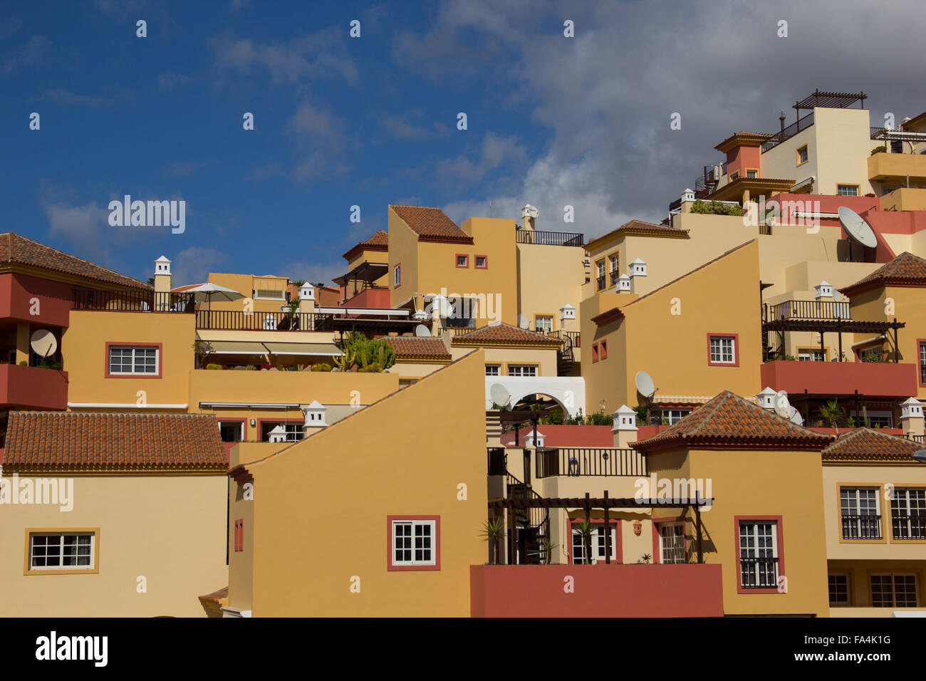 Case spagnole Foto Stock