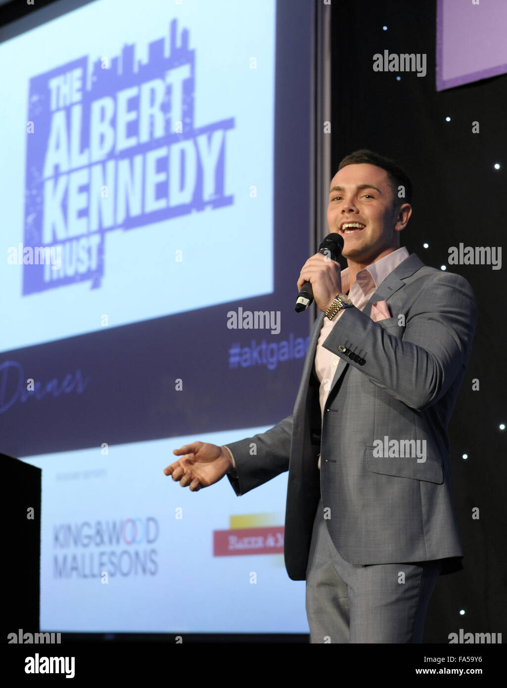 L annuale Albert Kennedy Trust cena di gala presso il Grange Tower Bridge Hotel in Londra dotata: Ray Quinn dove: Londra, Regno Unito quando: 20 Nov 2015 Foto Stock