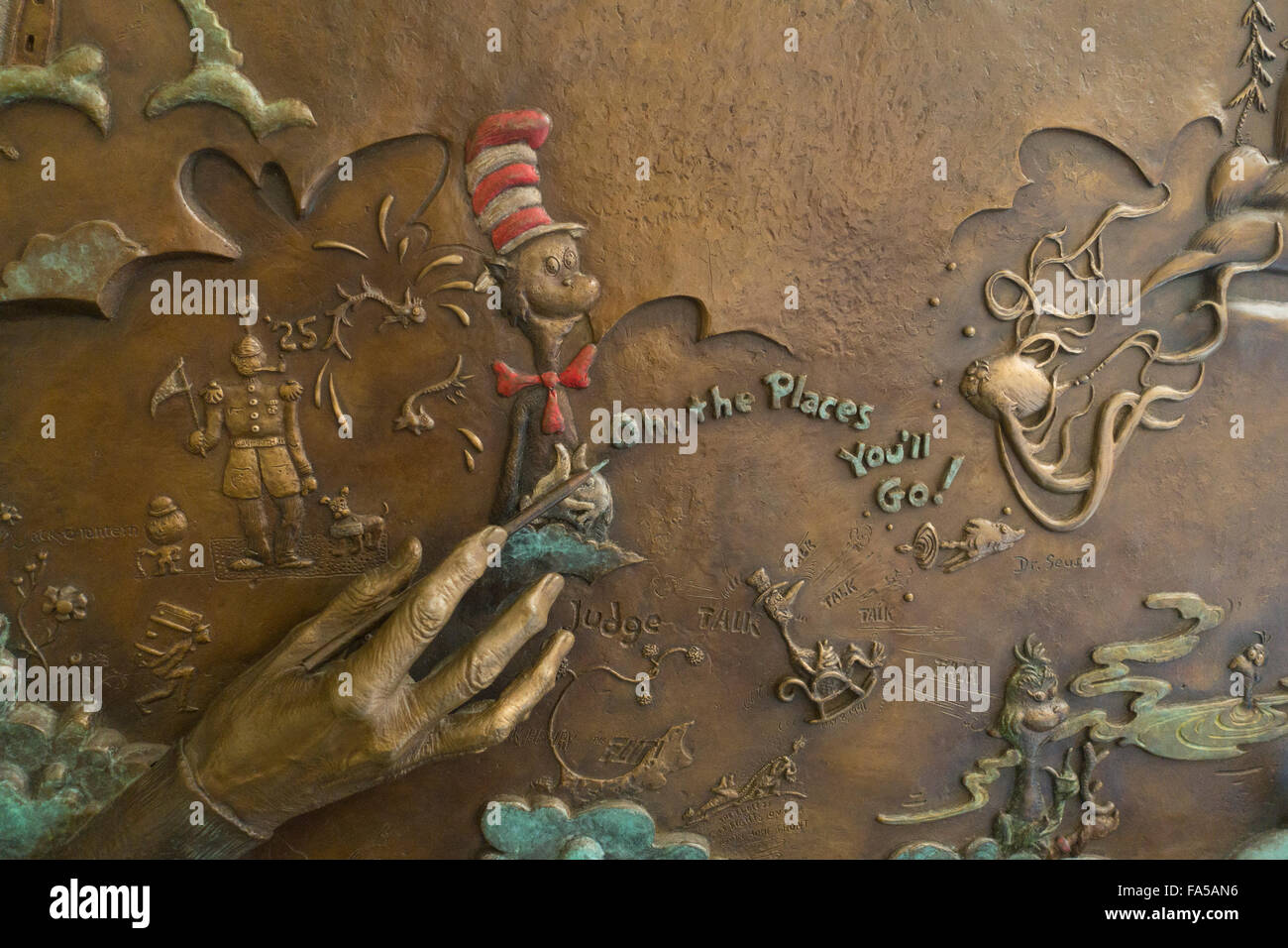 Dottor Seuss stanza a Dartmouth College Hanover NH Foto Stock