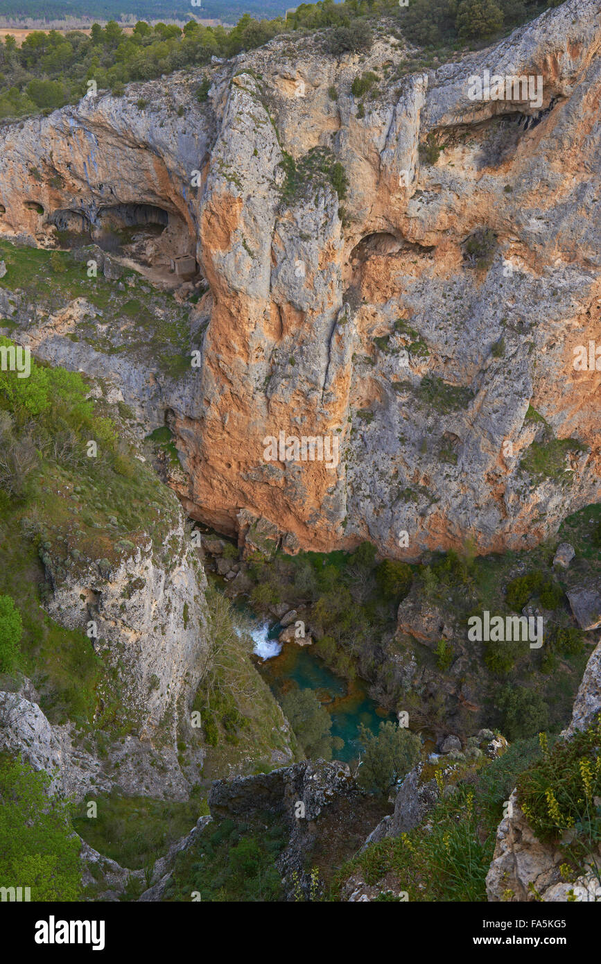 Villalba de la Sierra, Jucar River Gorge, Serrania de Cuenca parco naturale, Provincia Cuenca, Castilla La Mancha, in Spagna. Foto Stock