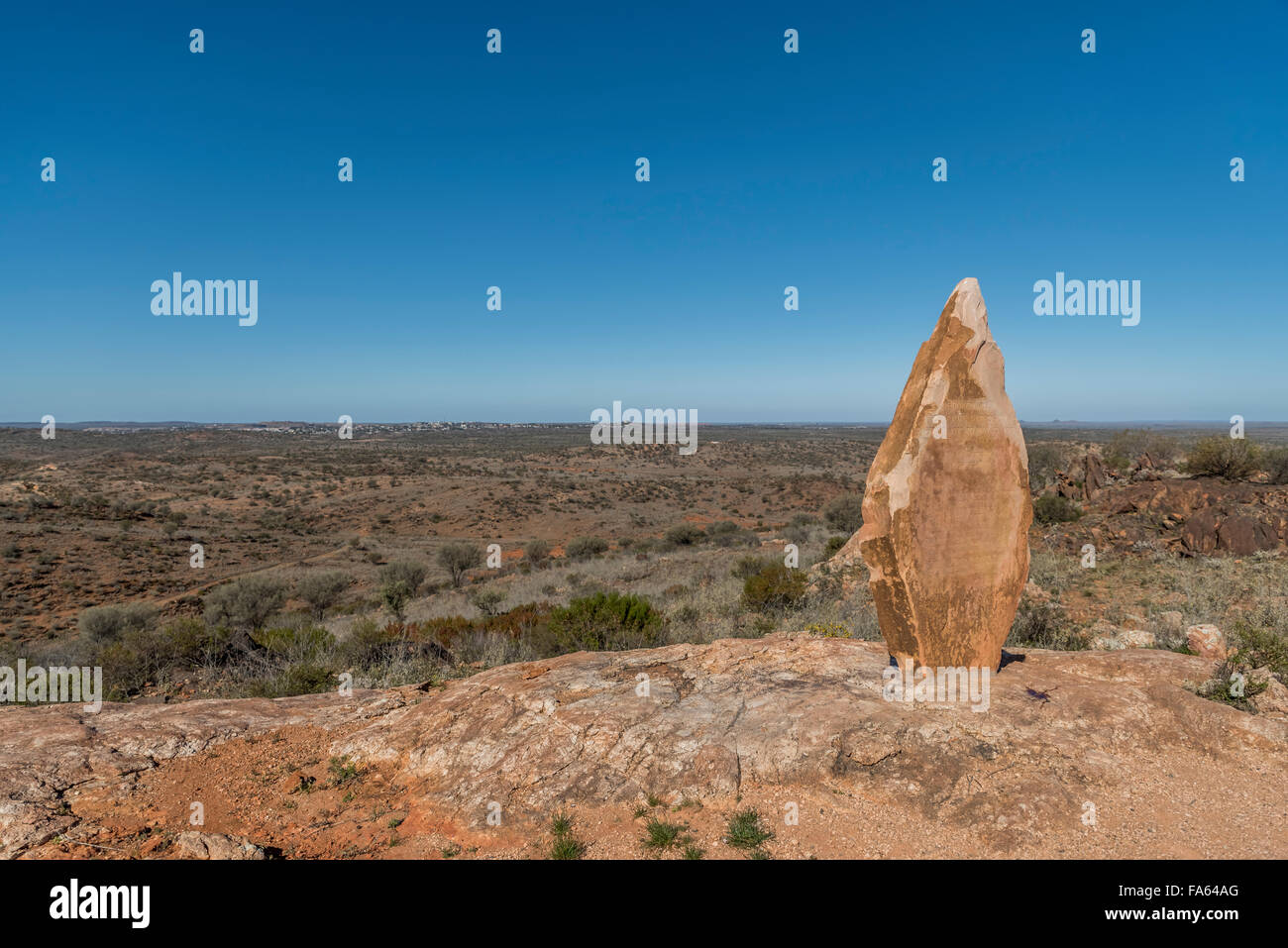 Sculture del Living Desert in broken hill nsw australia Foto Stock