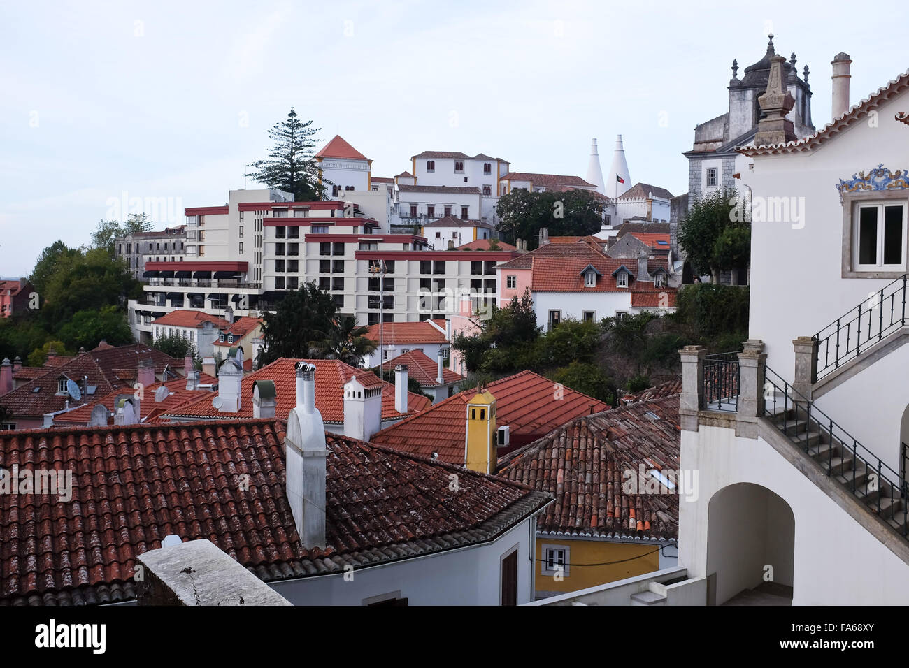 Cityscape, Sintra, Portogallo Foto Stock