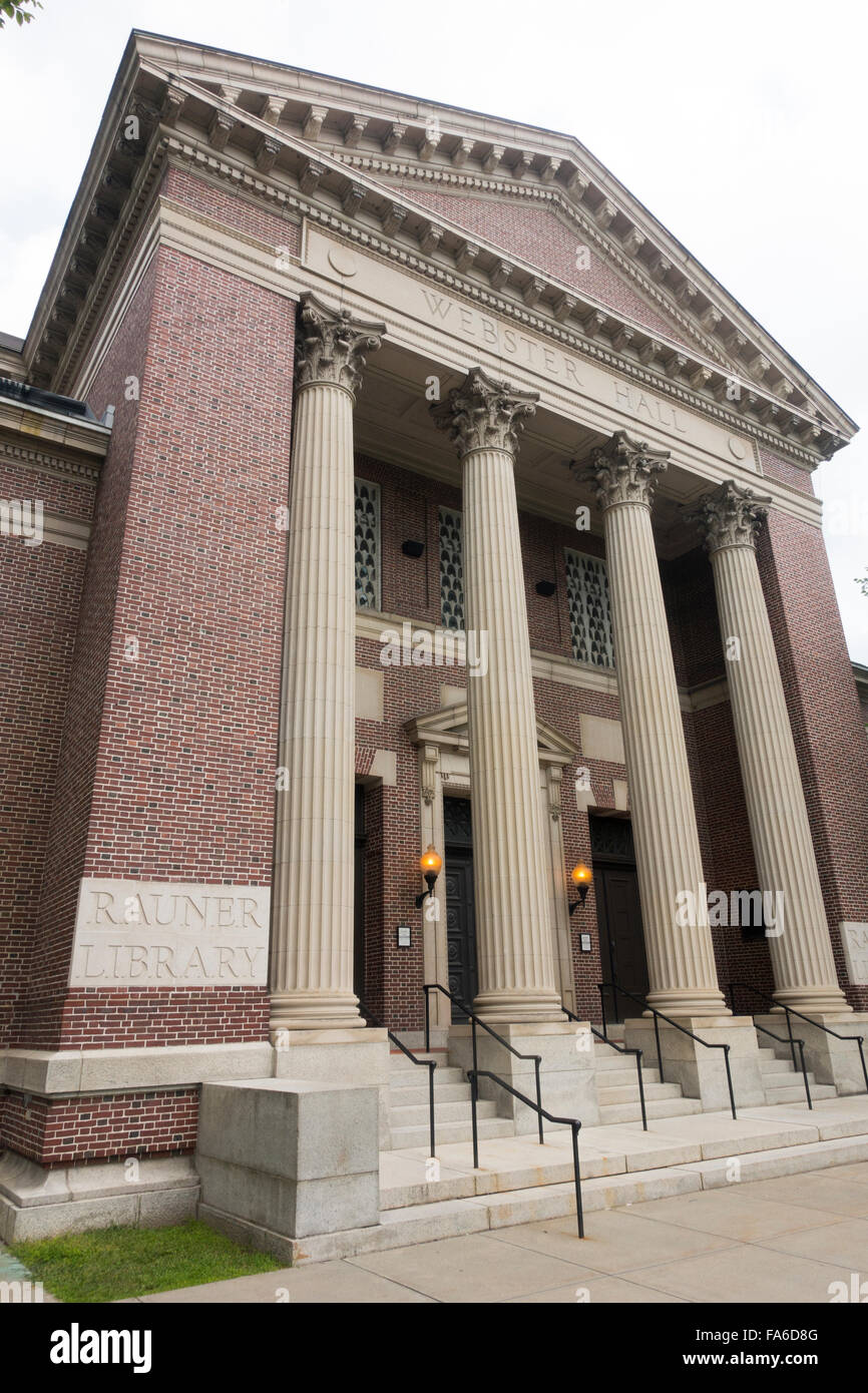 Rauner Special Collections Library Dartmouth College del New Hampshire Foto Stock