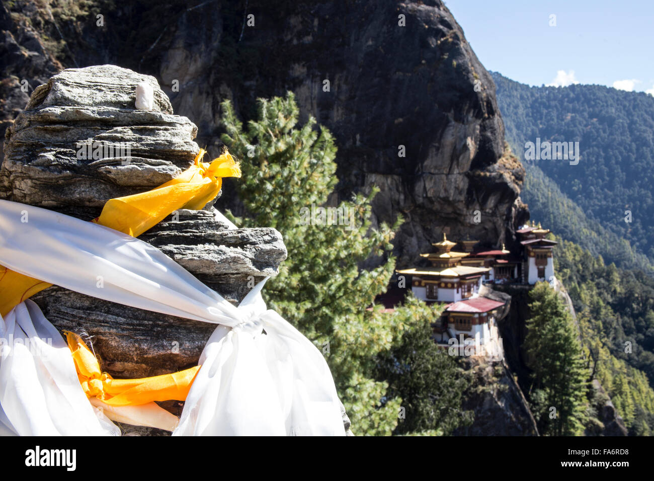 Taktsang Palphug Tigers Nest monastero Paro Bhutan Foto Stock