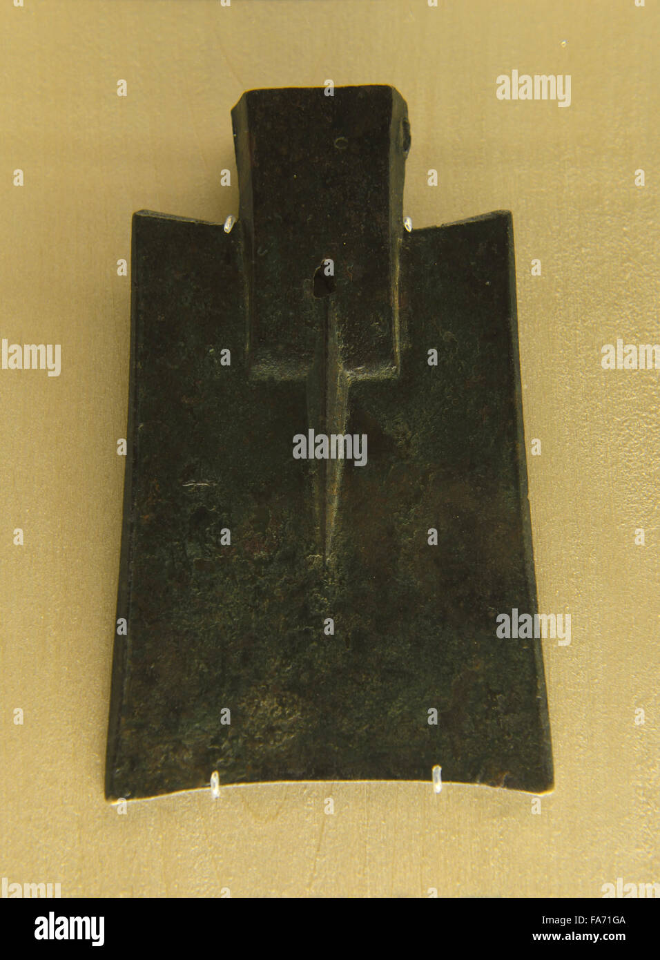 Spade moneta. La Western Zhou periodo (1046-771 BC). Il Museo di Shanghai. Foto Stock