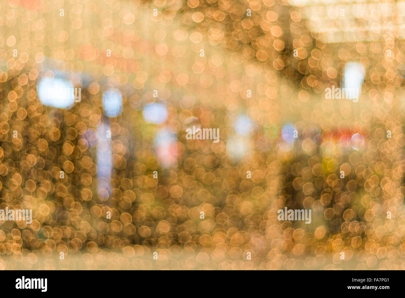 Shopping Mall di sfocatura con sfondo bokeh di fondo Foto Stock