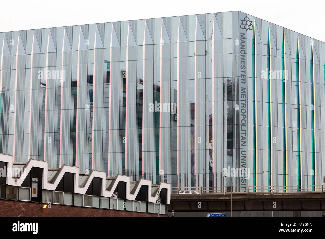 Business School a Manchester Metropolitan University Foto Stock