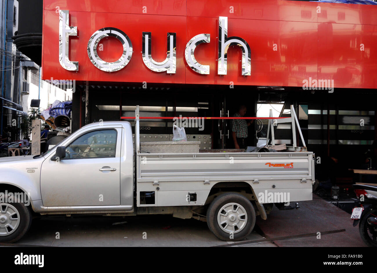 Il Touch Go-Go Bar in costruzione su LC Metro Pattaya Thailandia Foto Stock