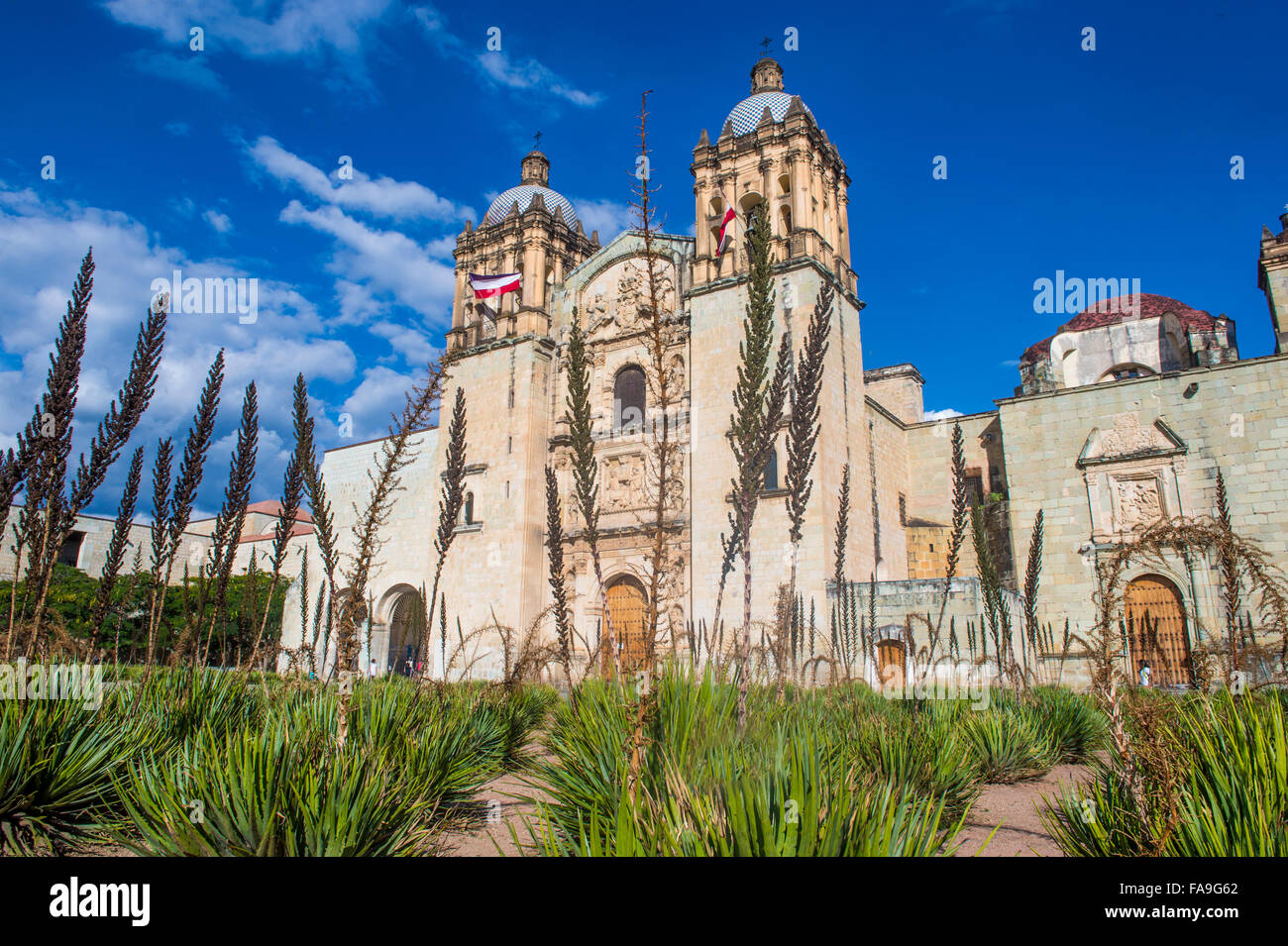 La chiesa di Santo Domingo de Guzman in Oaxaca , in Messico. Foto Stock