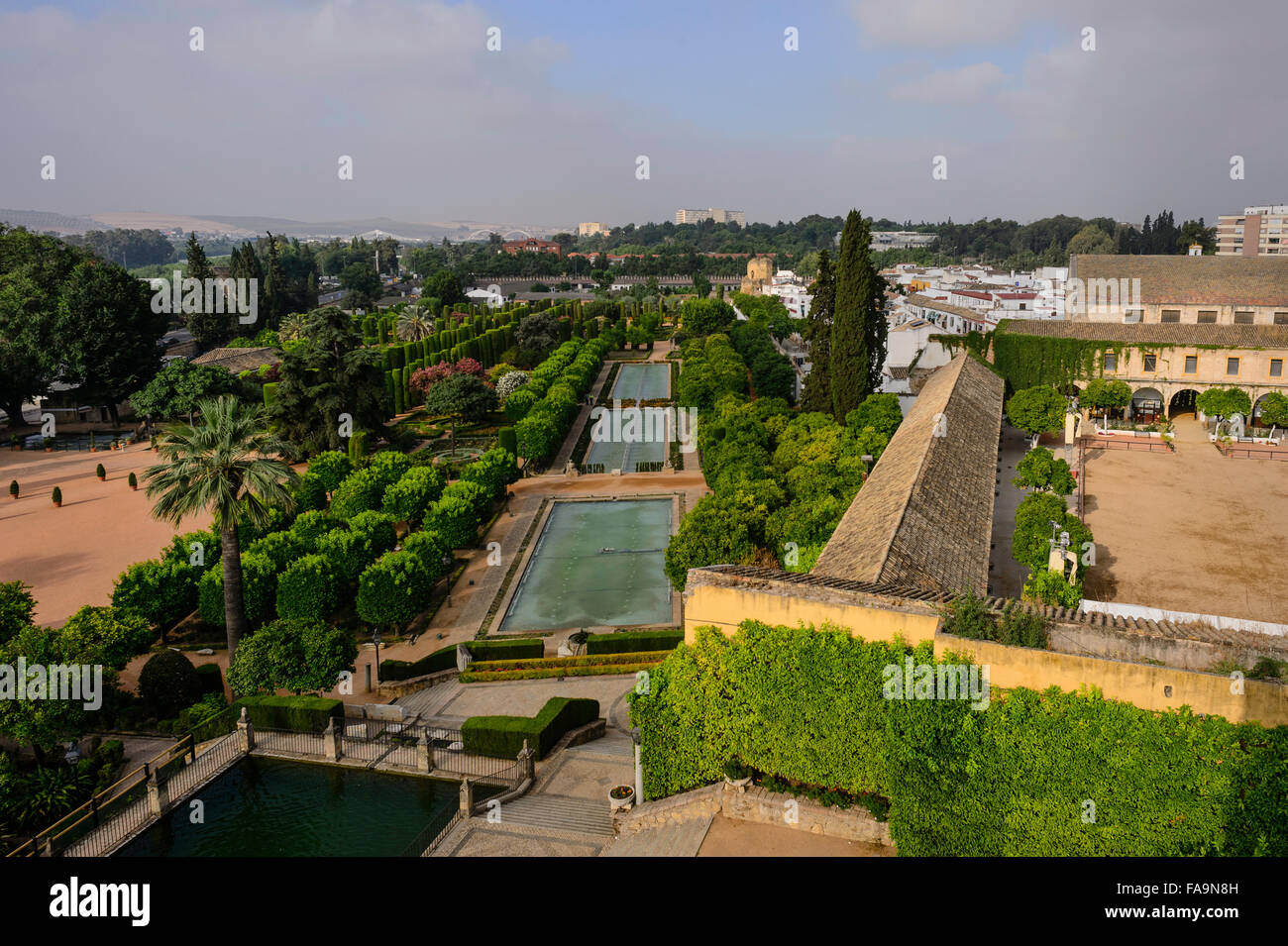 Alcázar (castello) Cordoba Foto Stock