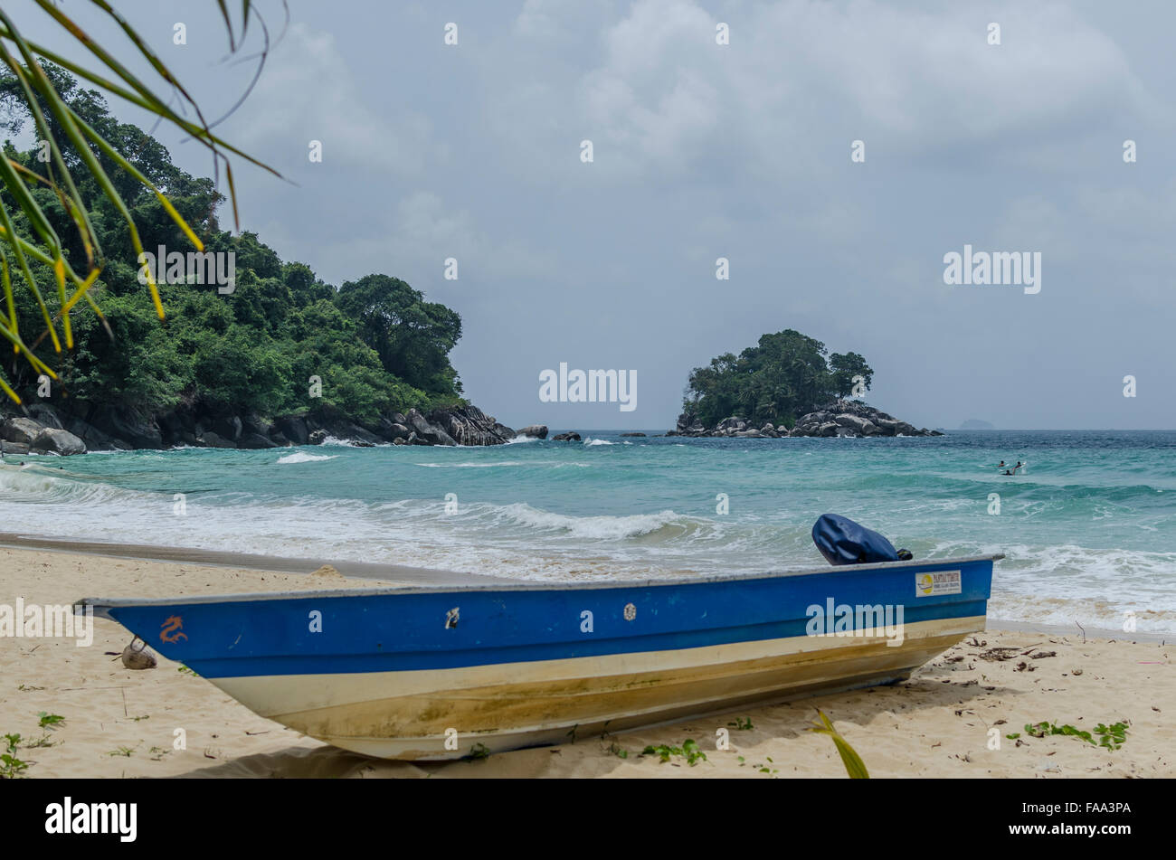 Spiaggia di Isola di Tioman in Malesia Foto Stock