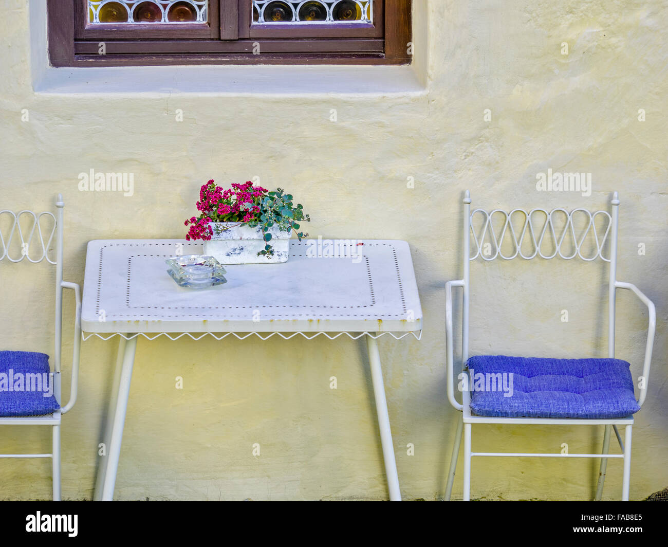 Ristorante tavola nella città di città di Gudon (Gudon:) nel Nord Italia Foto Stock