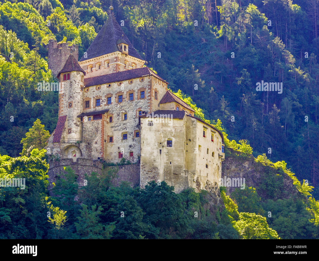 Castel Trostburg in Itlay settentrionale Foto Stock