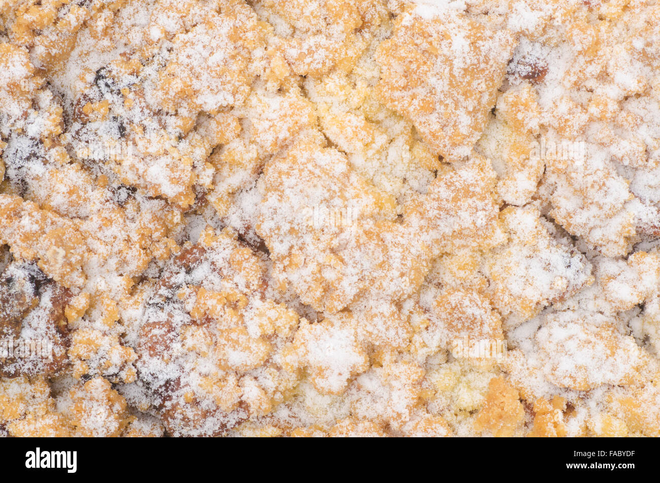 Top a torta con crumble Foto Stock