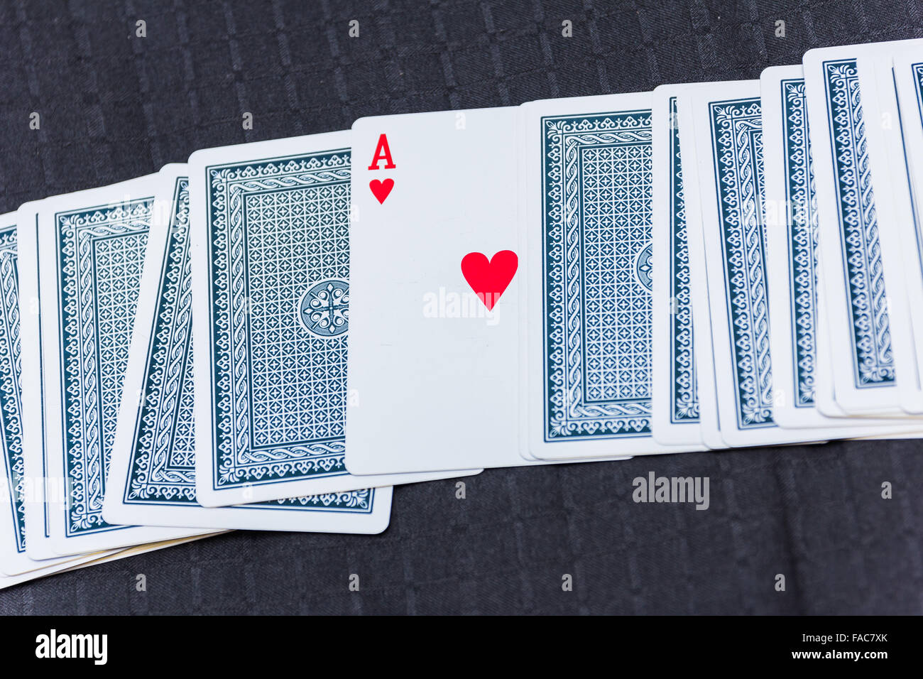 Il cartone carte da gioco per giochi di carte Foto Stock