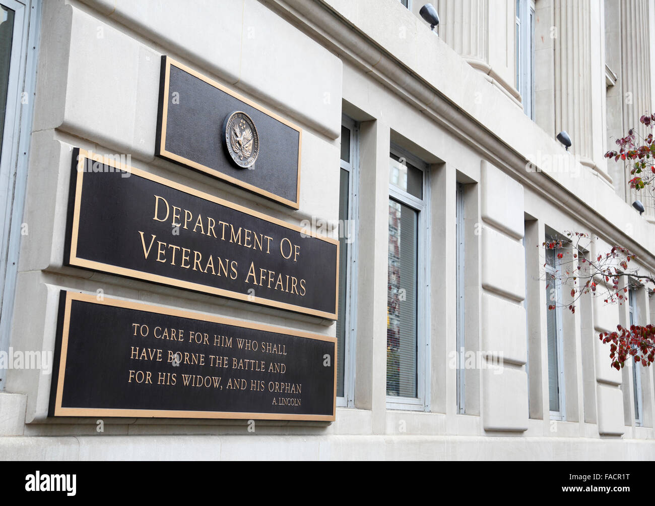 Reparto degli affari di veterani edificio, Washington DC Foto Stock