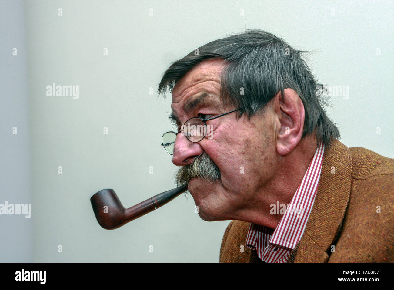 Gunter Grass, vincitore del Premio Nobel per la Letteratura nel corso della sua visita a Praga nel 2007 Foto Stock