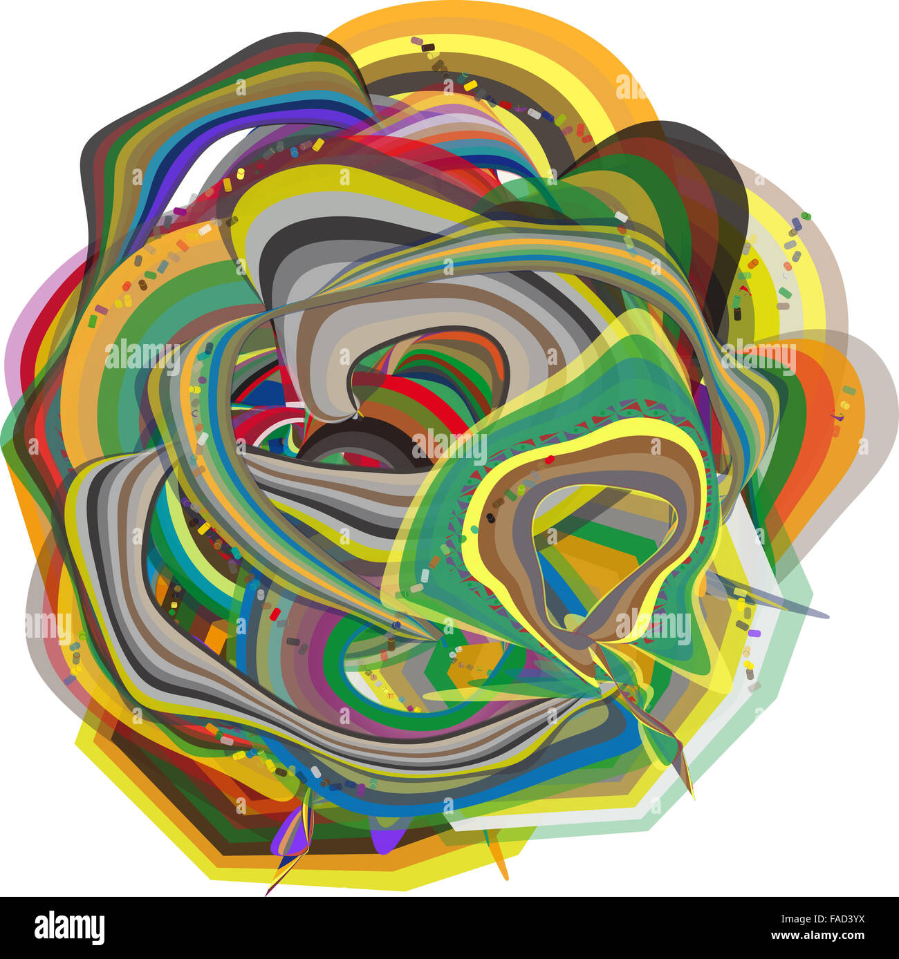 Ingranaggio di grafica bellissima multi colore immagine raster Foto Stock