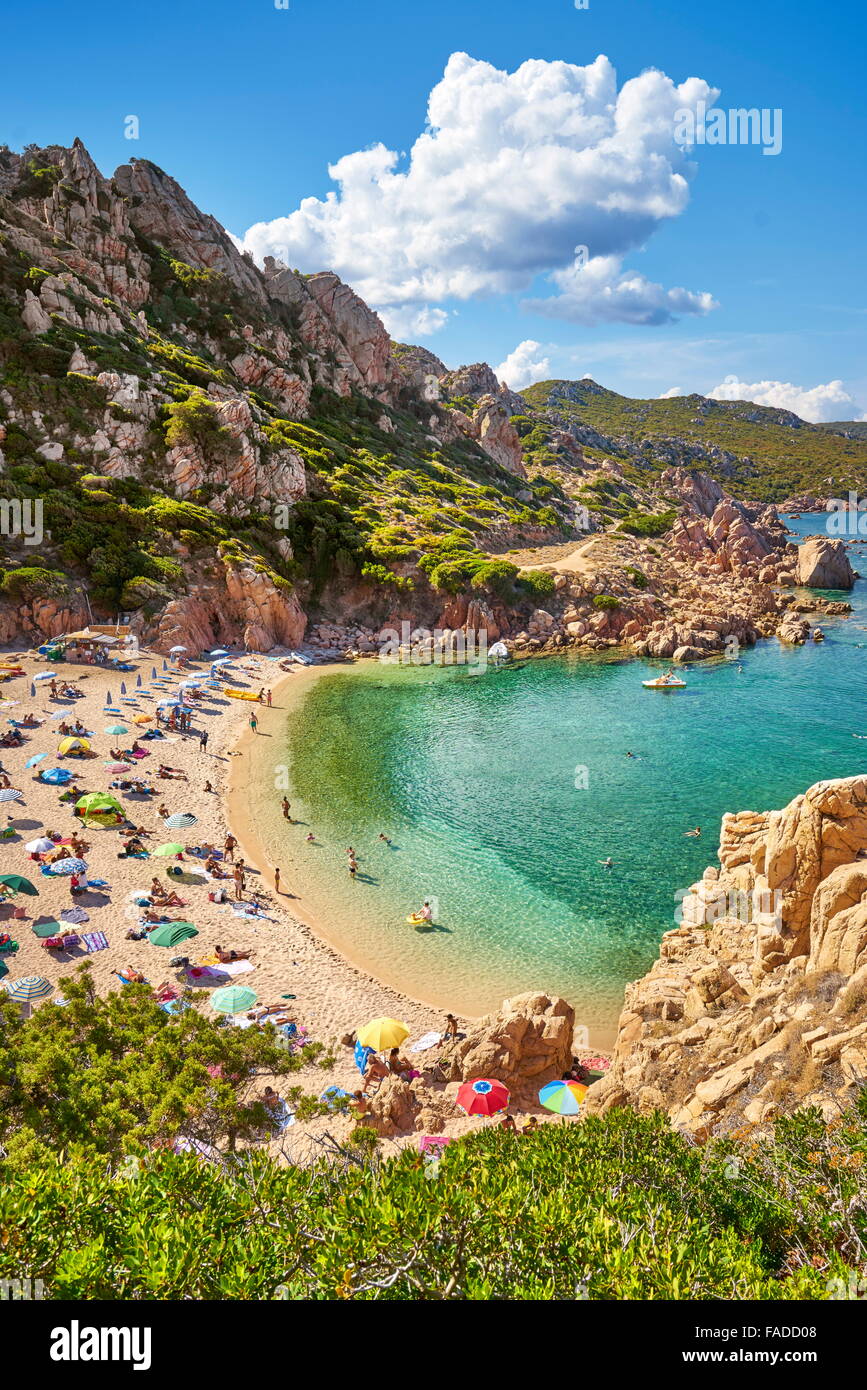 Costa Paradiso Beach, l'isola di Sardegna, Italia Foto Stock