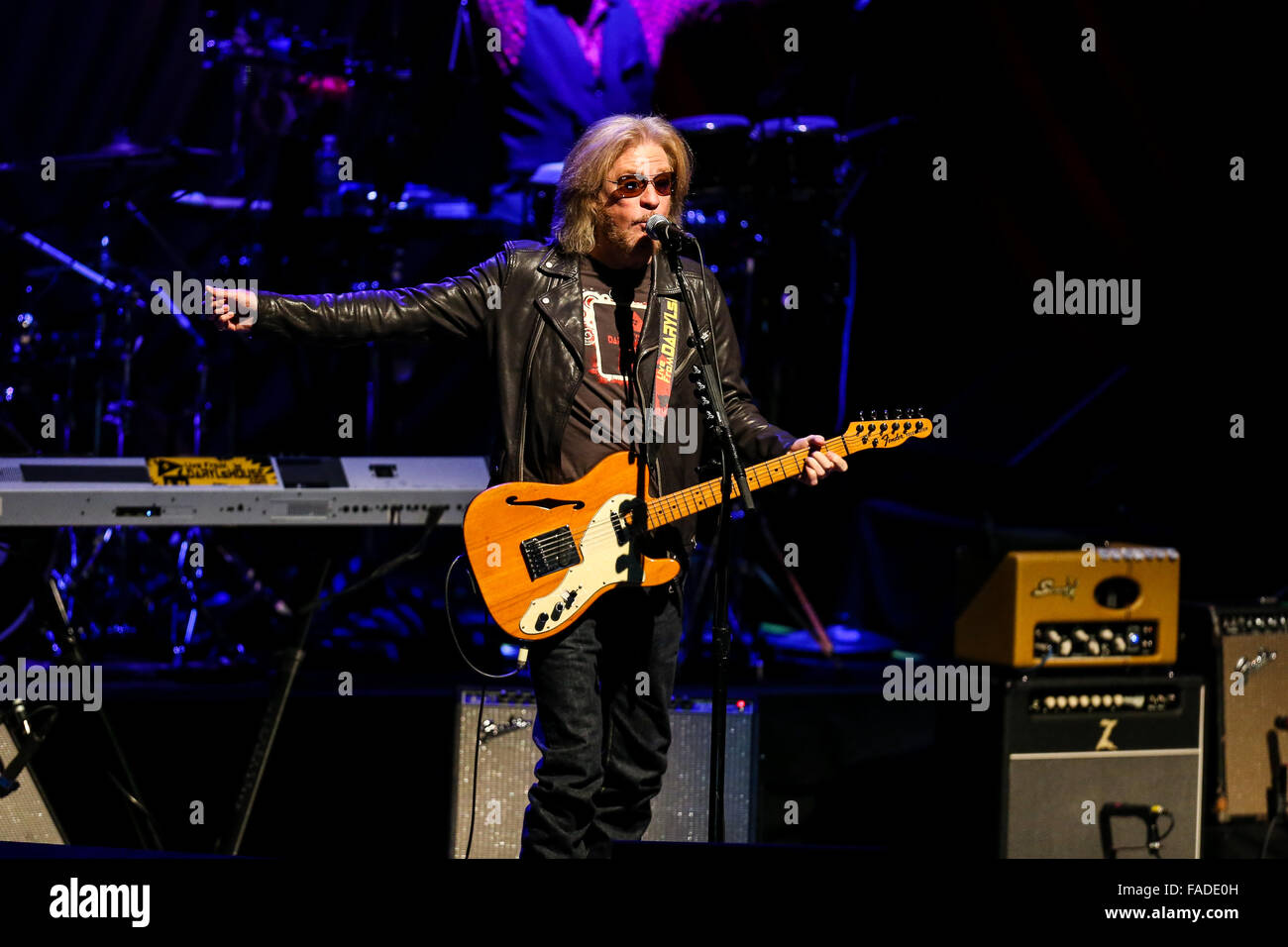 Daryl Hall e John Oates eseguire in concerto Foto Stock