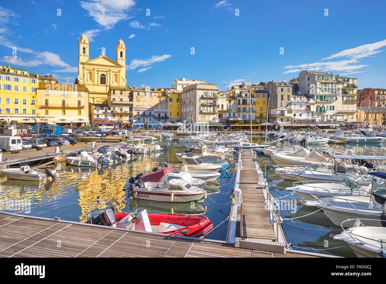 Porto di Bastia, Corsica, Francia Foto Stock