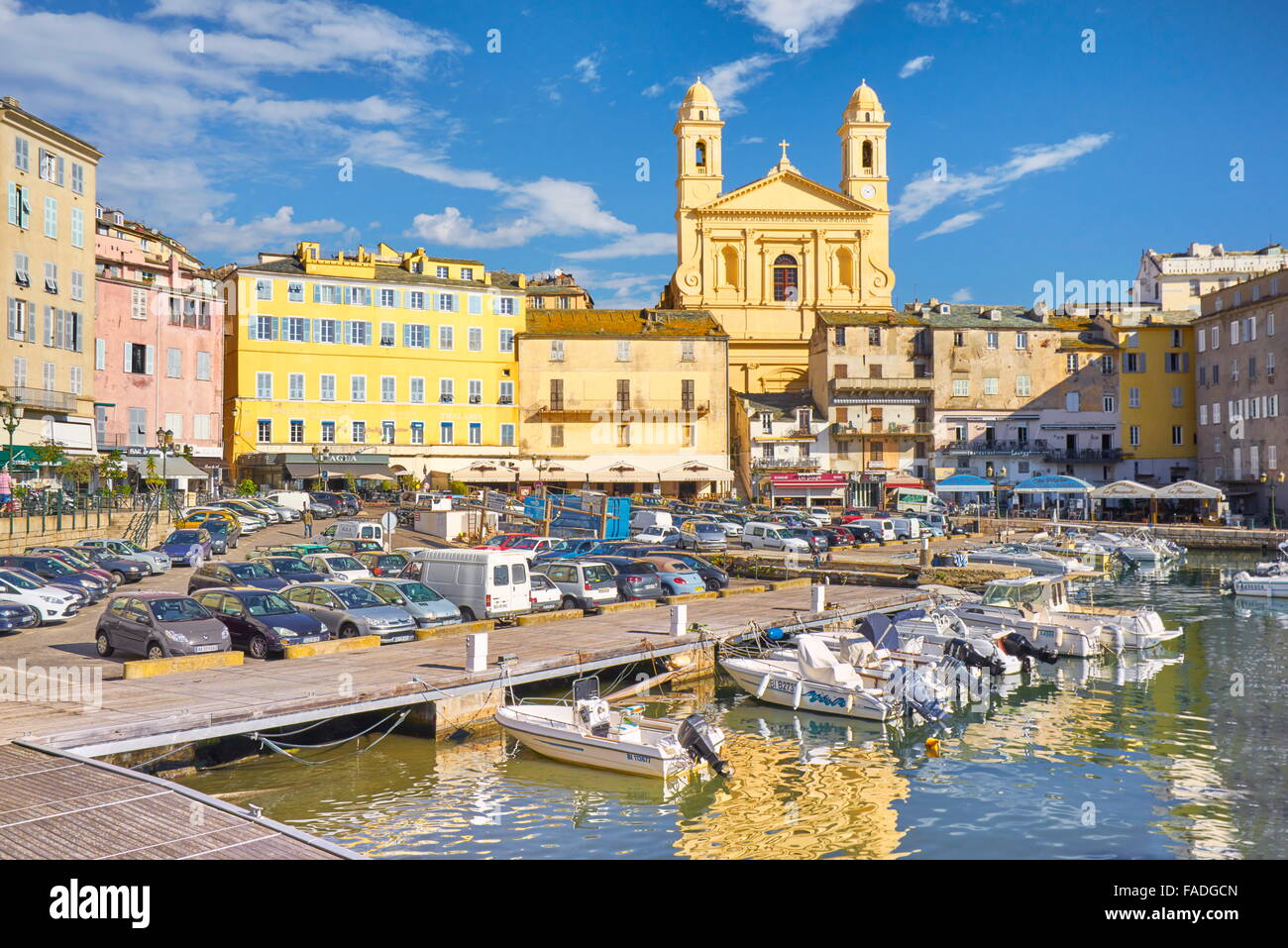La Corsica, Porto di Bastia, Francia Foto Stock