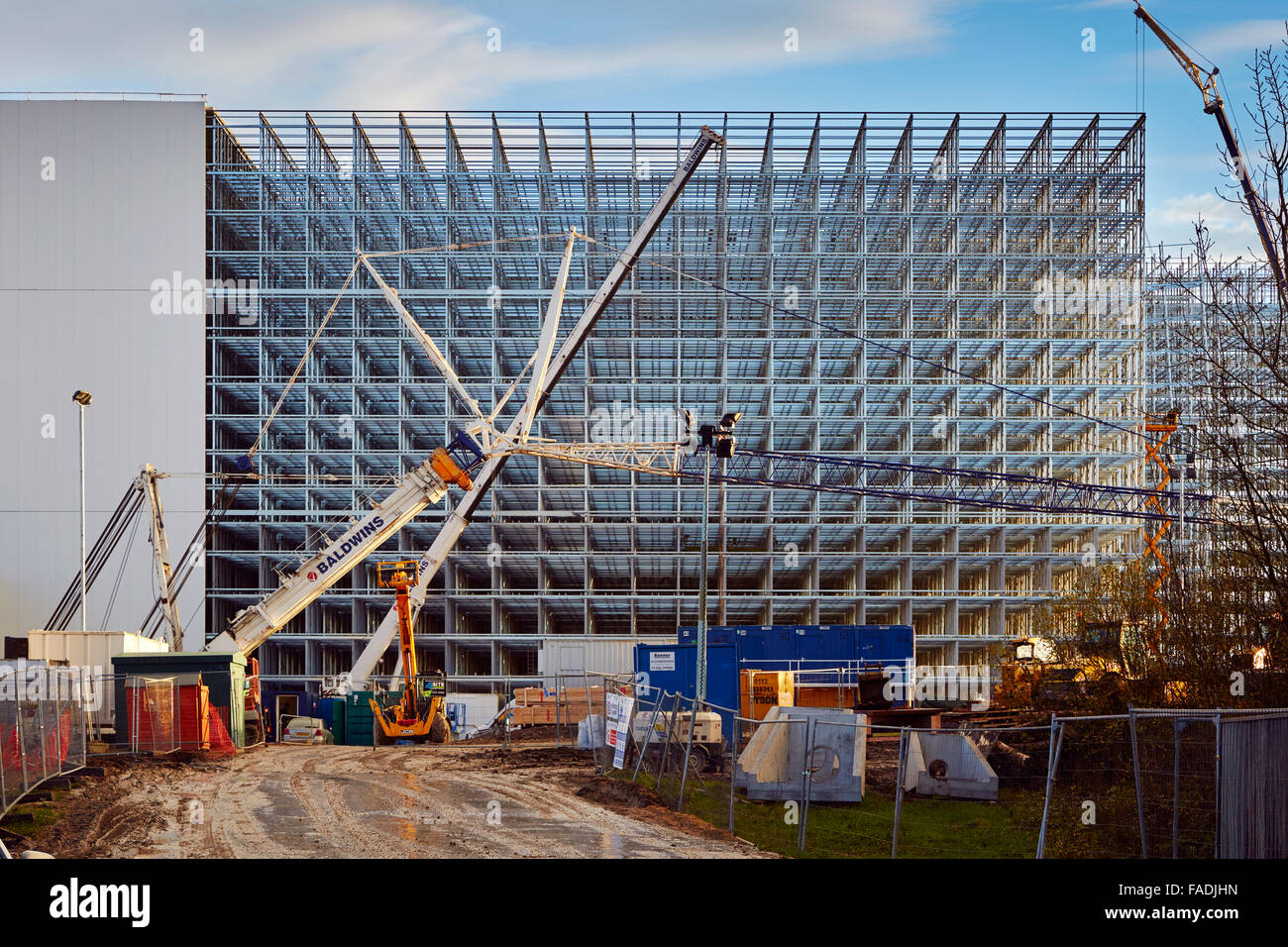 Impianti frigoriferi per Newcold in costruzione a Newmarket Lane, Stanley, Wakefield Foto Stock