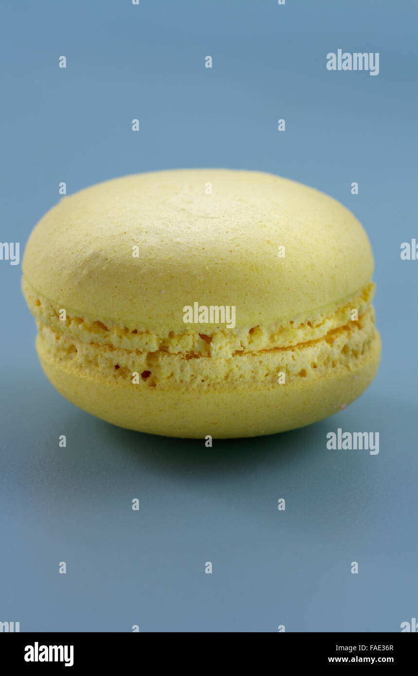 Close up macaron verde Foto Stock