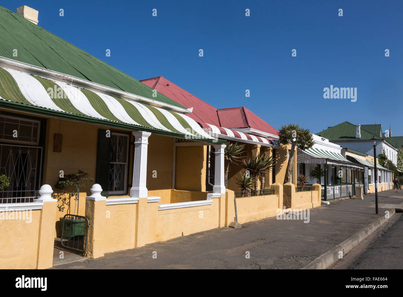 Die Tuishuise cottage rinnovati di recente, Cradock, Capo orientale, Sud Africa, Foto Stock