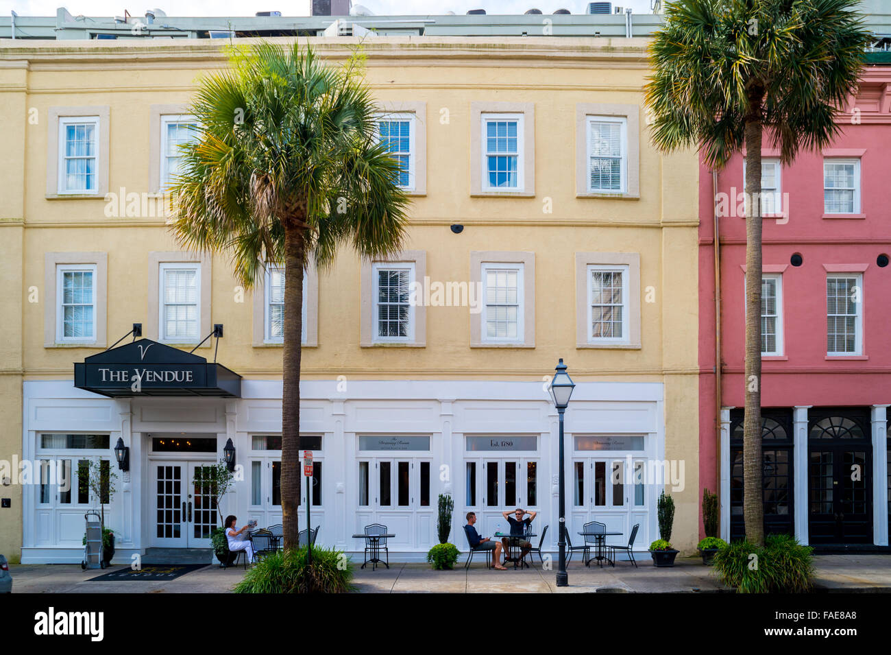 Street view a Charleston, Carolina del Sud Foto Stock