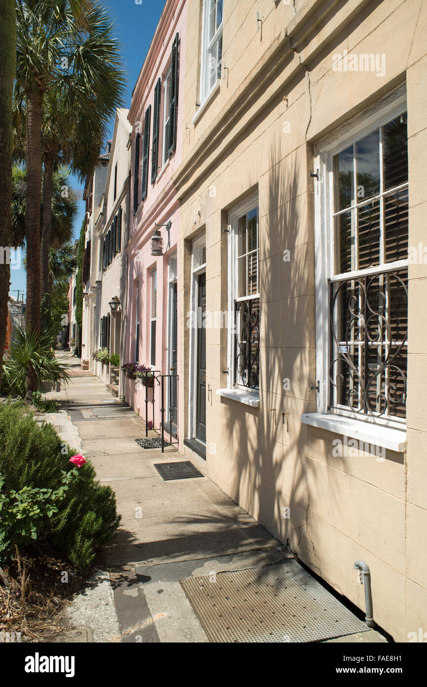 Architettura in Charleston, Carolina del Sud Foto Stock