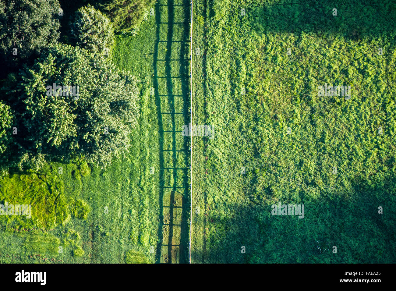 Harford County aerialsAerial vista del Maryland Terreni agricoli Foto Stock