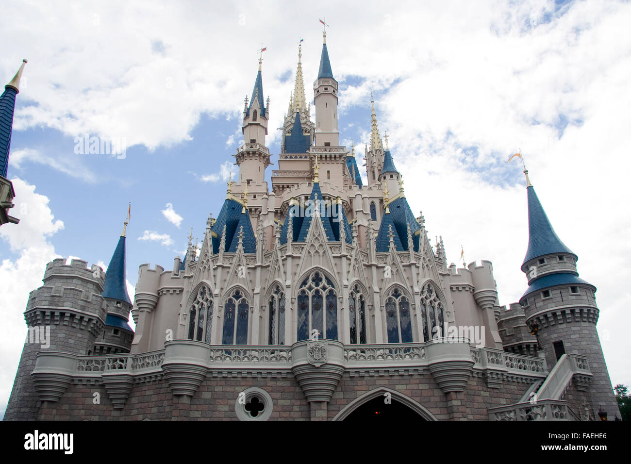 Il Castello di Cenerentola nel Regno Magico di Disney Foto Stock