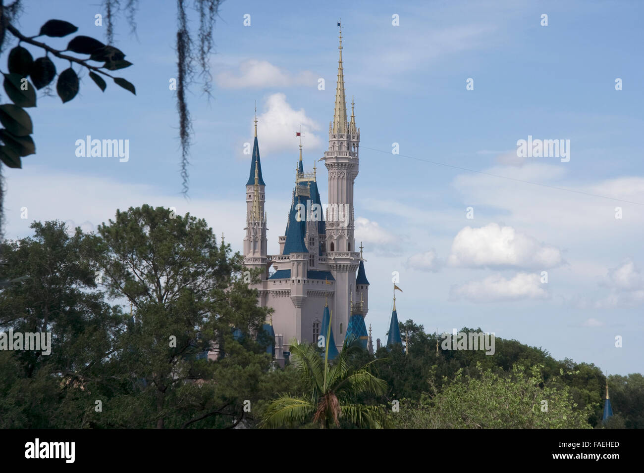 Il Castello di Cenerentola nel Regno Magico di Disney Foto Stock