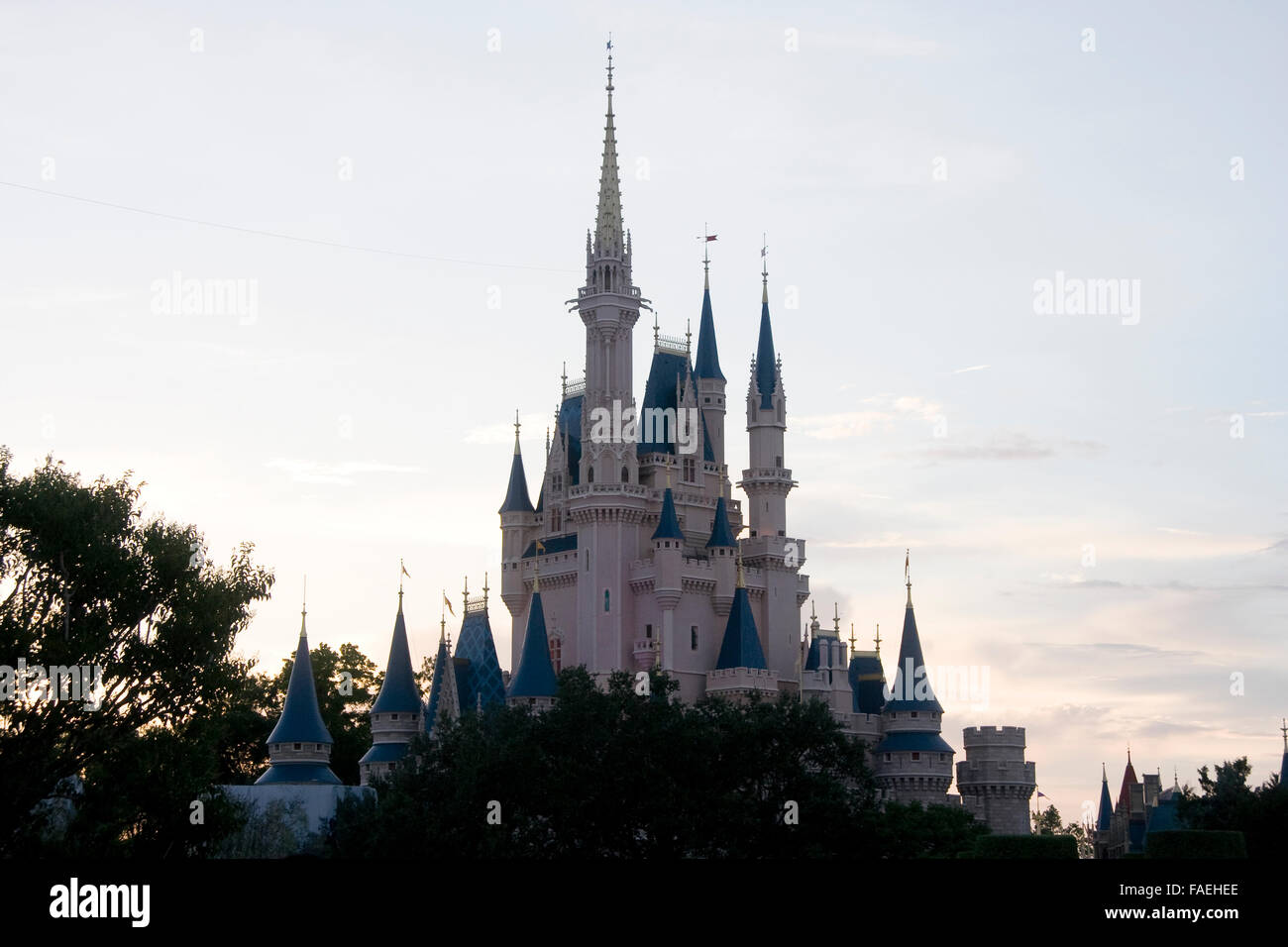 Il Castello di Cenerentola nel Regno Magico di Disney Foto Stock
