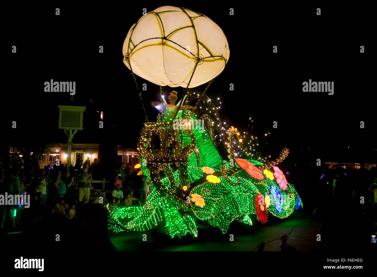 Main Street Parade elettrico, il Regno Magico di Disney World Foto Stock