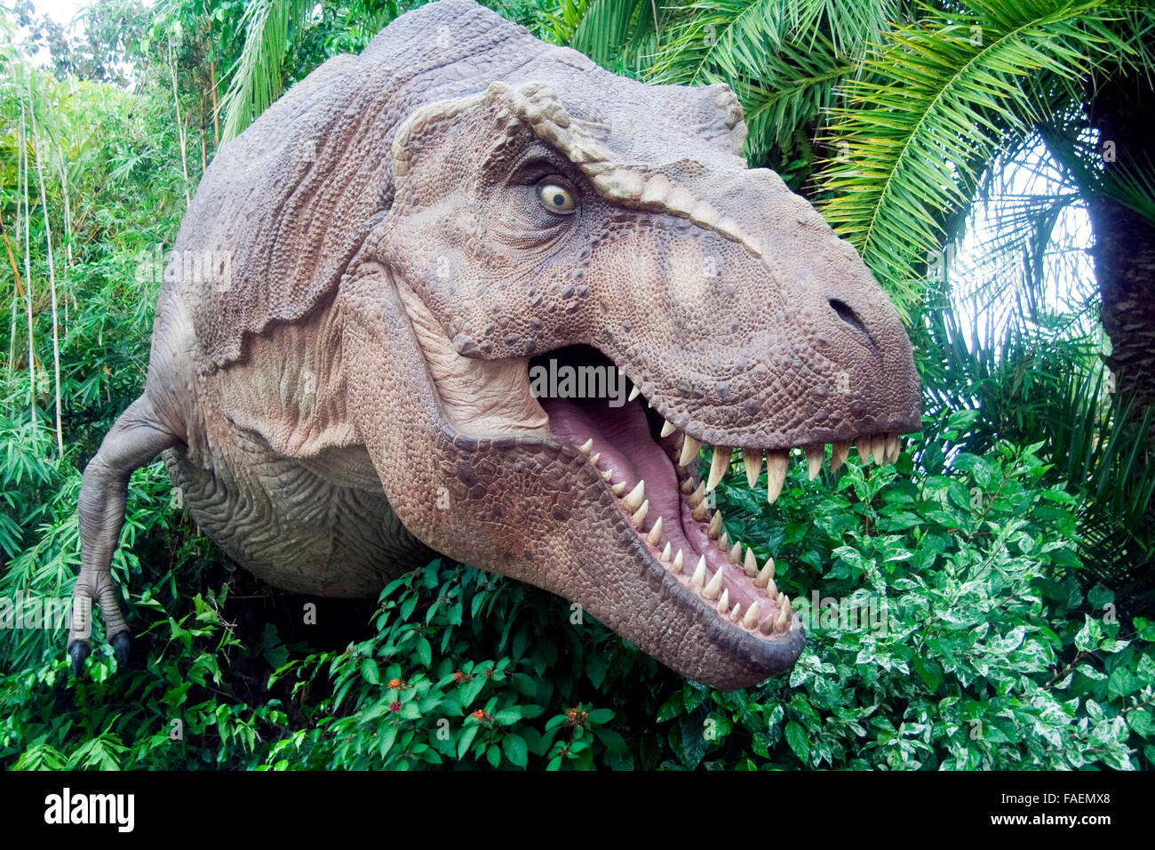 Jurassic Park dinosauro a Studio Universal Orlando Foto Stock