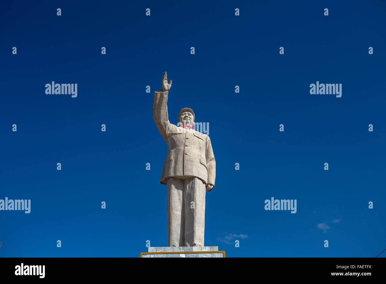 Statua di Mao Zedong Foto Stock