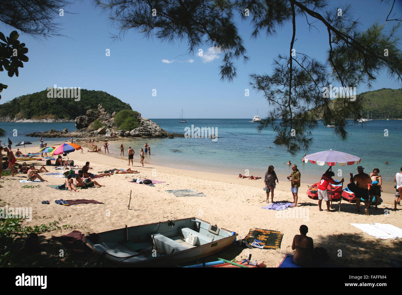Thailandia Phuket Yanui spiaggia vicino a Nai Harn Adrian Baker Foto Stock