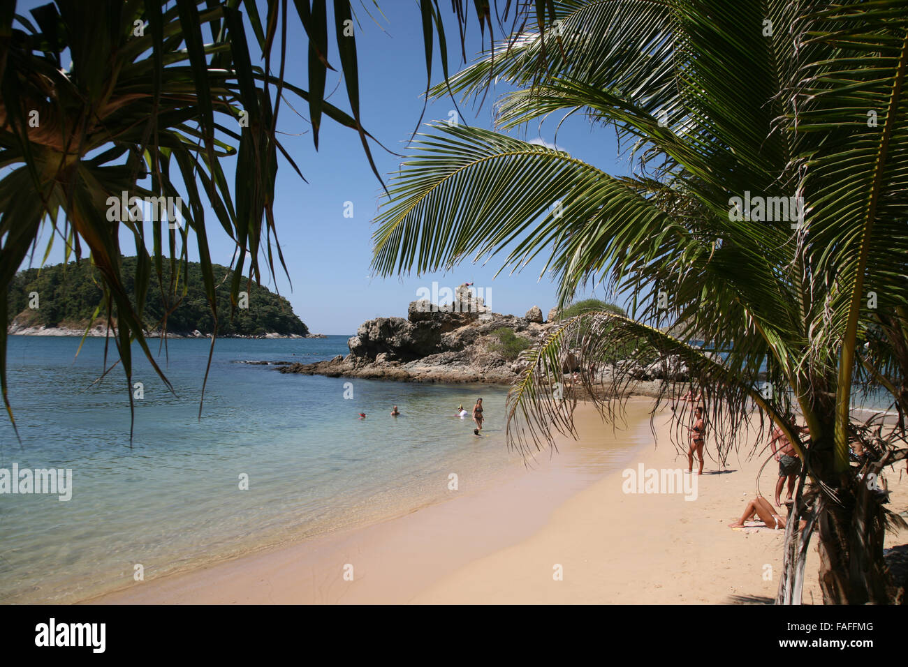 Thailandia Phuket Yanui spiaggia vicino a Nai Harn Adrian Baker Foto Stock