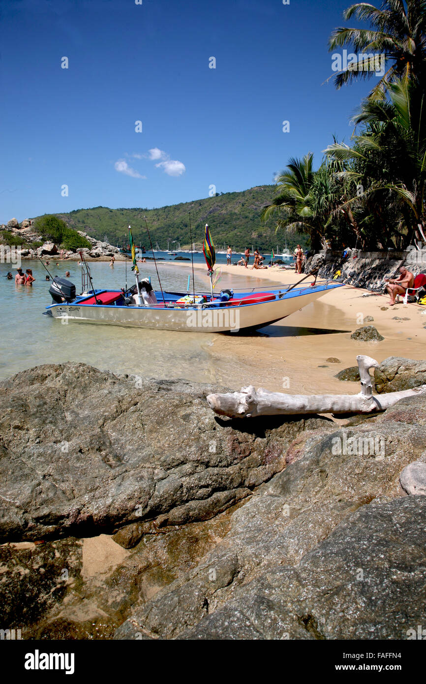 Thailandia Phuket Yanui spiaggia vicino a Nai Harn Adrian Baker Foto Stock