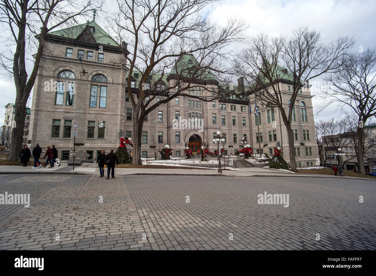 Quebec City Hall in Old Quebec city Foto Stock