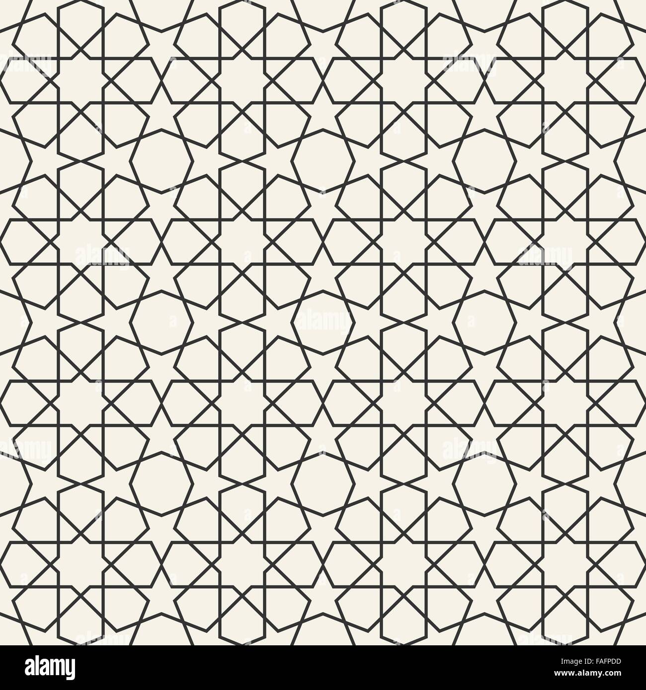 Astratta geometrica perfetta islamica pattern di sfondo per il vostro design Illustrazione Vettoriale