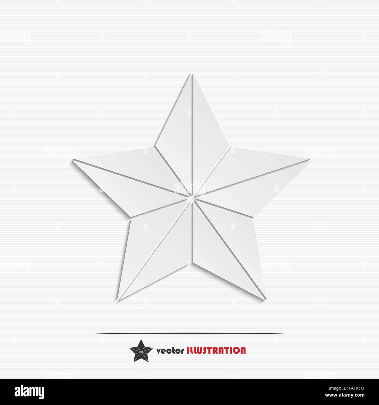 Abstract star icona web per il tuo design Illustrazione Vettoriale