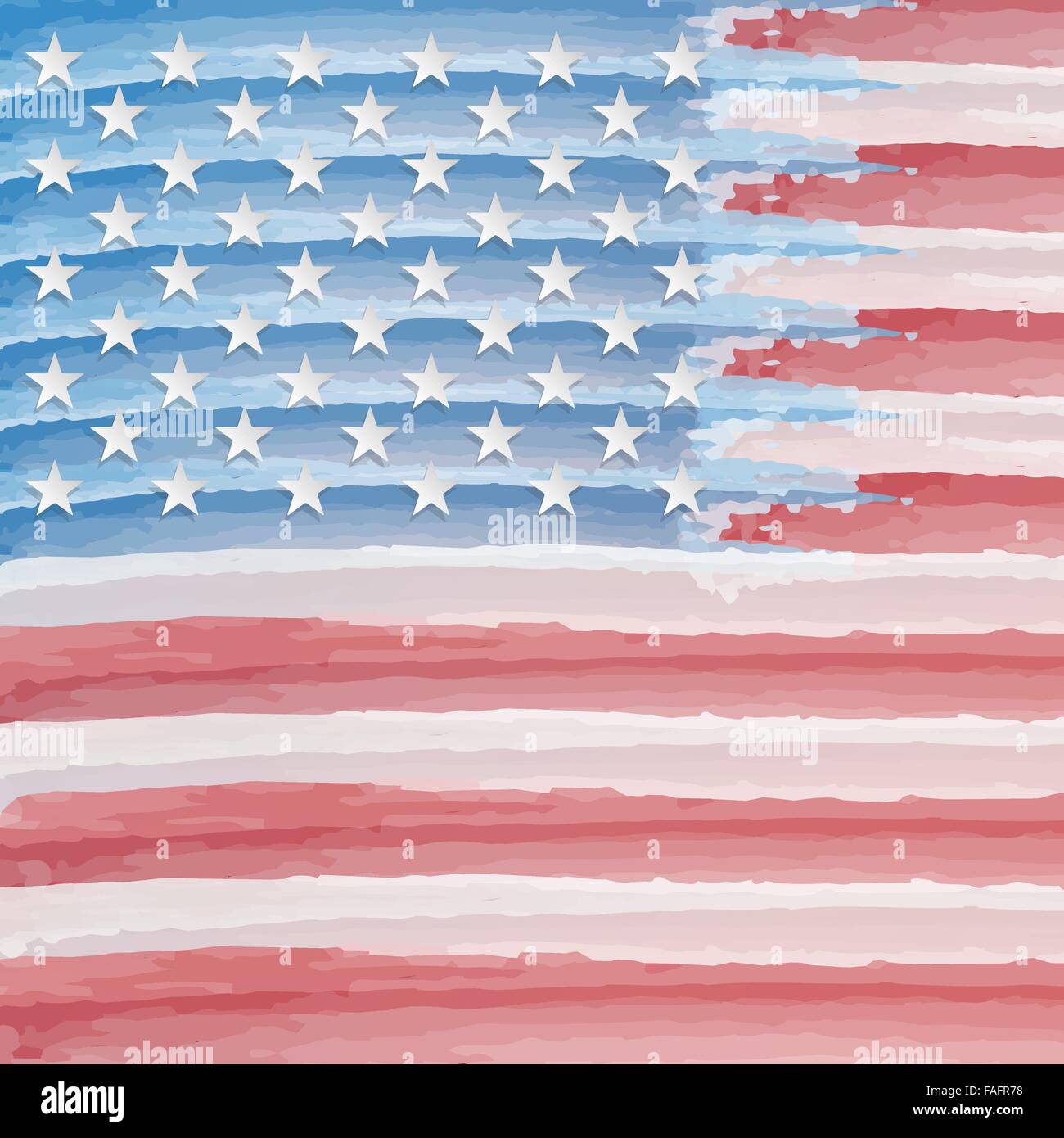Abstract bandiera americana come sfondo per il vostro design Illustrazione Vettoriale