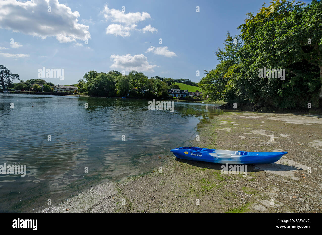 Waterside a kingswear south hams devon Foto Stock